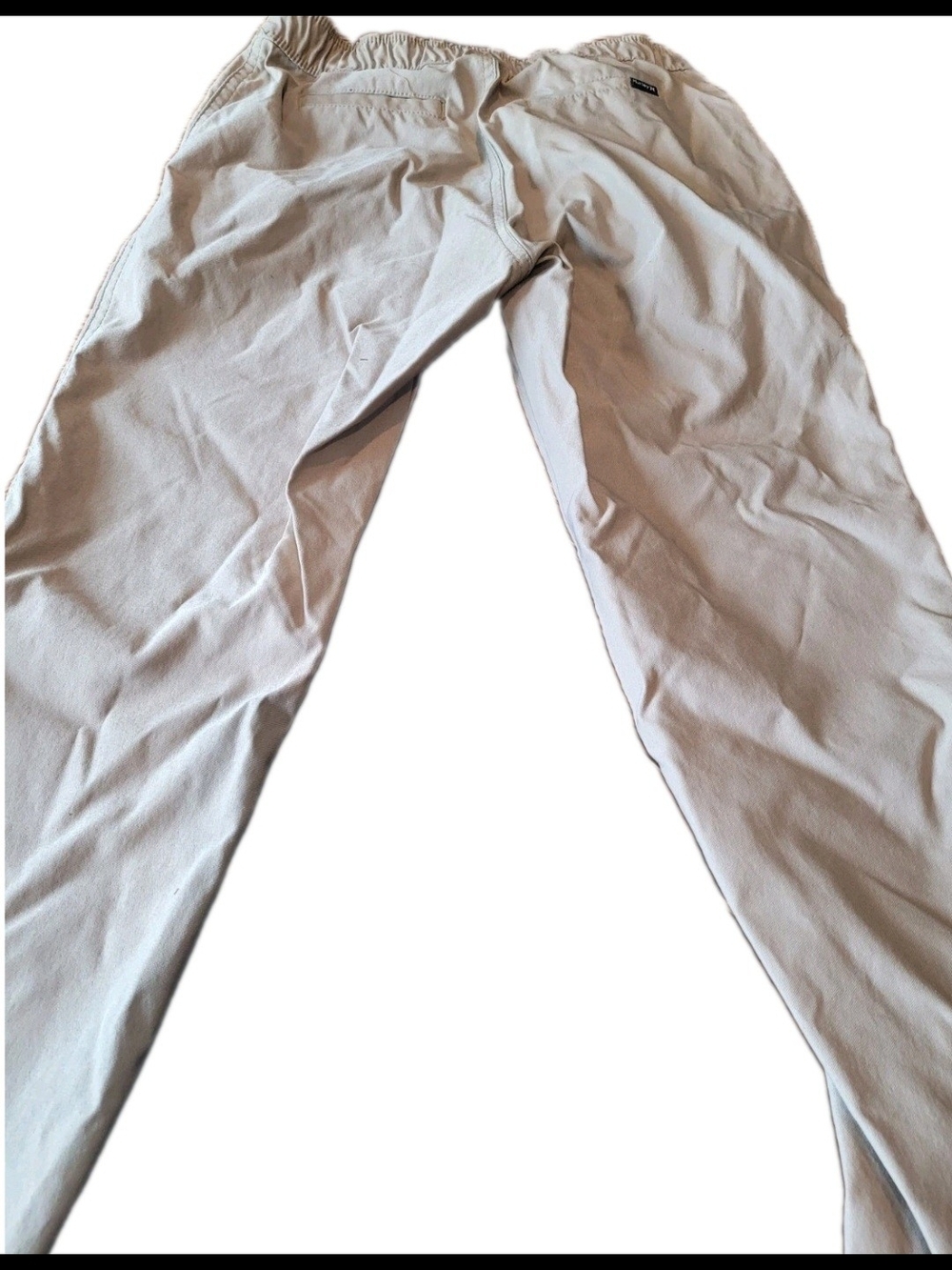 Hurley Boys M 7/8 Khaki Tan Pull On Jogger Pants Nylon Stretch Like New - Picture 6 of 11